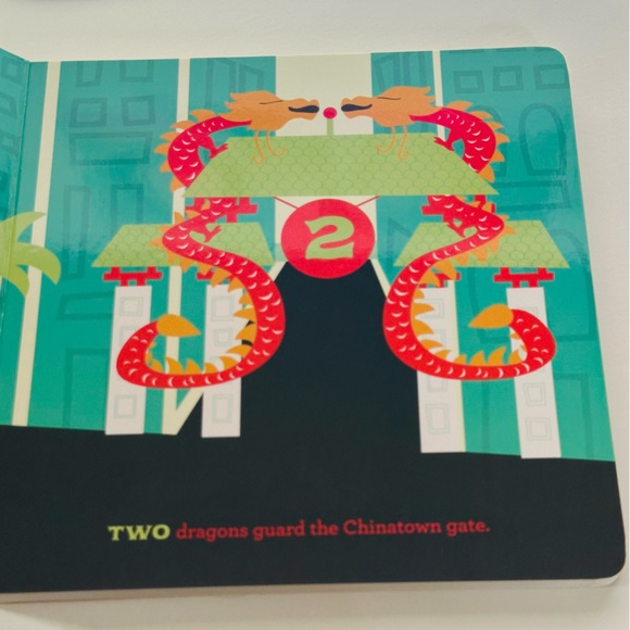 Hello World San Francisco A Book of Numbers Baby Board Book - Picture 2 of 8